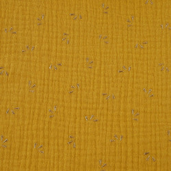 Double Gauze TIDAM Mustard / Gold